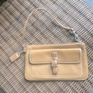 Leather Clutch Coach Purse